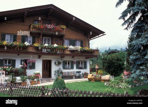 Austrian Houses Traditional, German Homes, Houses Traditional, House And Garden, Traditional House, Austria, Photo Image, Stock Images, Stock Photos