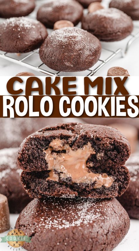 CAKE MIX ROLO COOKIES - Family Cookie Recipes