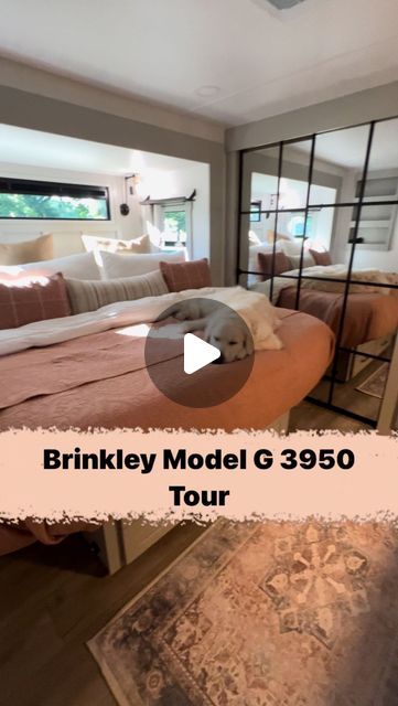 Tucker & Steve | Full-Time RV Life w/ Golden Retrievers on Instagram: "👀 Come on in!! 👀
Have a look at our #Brinkley Model G3950. We are just starting out and I have plans for this beauty for decor. Excited to move more of our belongings in, in the coming weeks and we’ll share updated pics and vids as we do. Our boys are doing amazing settling into full time living. 

Enjoy the tour- more to come ❤️❤️ 
.
.
.
#rvtour #fifthwheeltour #rvlife #rvdecor #rvliving #traveldogs #doglife #fulltimerv #5thwheel #brinkleymodelg #brinkleymodelg3950 #5thwheeltour #nomad #" Brinkley Rv, Rv Decor, Full Time Rv, Tv Decor, Fifth Wheel, Rv Life, Rv Living, Golden Retrievers, More To Come