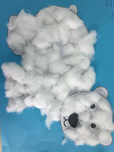 Winter Animal Toddler Crafts, Polar Bear Crafts For Toddlers, January Preschool Art, Polar Animals Activities For Toddlers, Easy Winter Crafts Preschool, Crafts For Fall, Cool Crafts For Kids, Cozy Crafts, Winter Animal Crafts