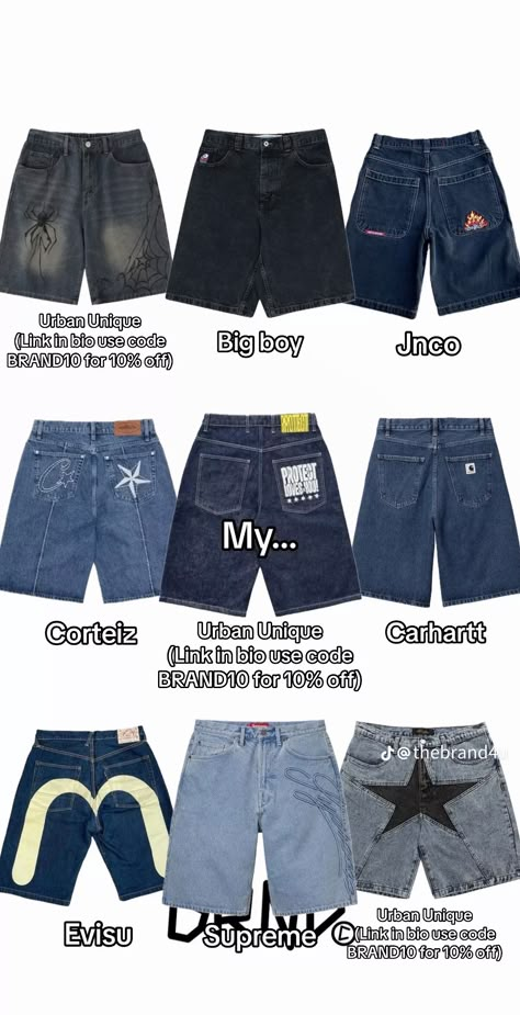 Tomboy Fashion Shorts, Where To Buy Jorts From, Where To Get Jorts From, What To Wear With Jorts, Y2k Jorts Outfit, How To Make Jorts, What To Wear With Jean Shorts, How To Style Shorts, Jort Fits