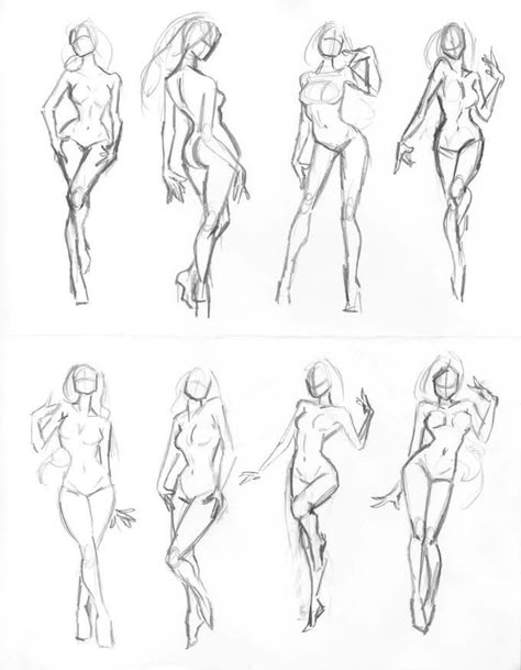 Female Full Body Pose Reference Sketch, Confident Women Poses Drawing, Hand On Hip Reference Female Drawing, Woman Figure Drawing Pose Reference, Majestic Pose Reference Drawing, Full Body Women Drawing, Women Anatomy Reference Drawing, Female Comic Poses, Confident Woman Pose Reference Drawing