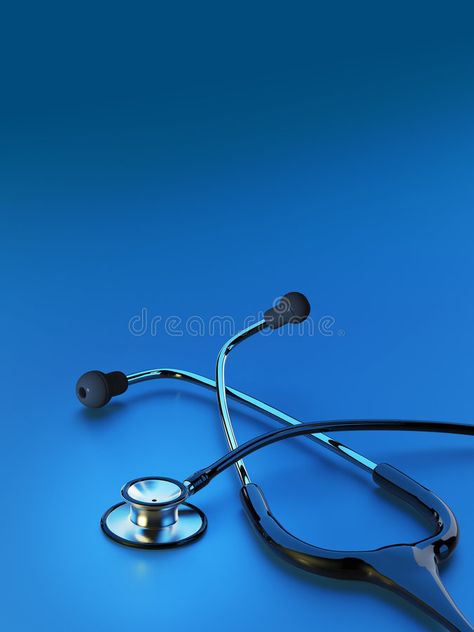 Stethoscope. On blue background in sharp focus , #AFF, #blue, #Stethoscope, #background, #focus, #sharp #ad Stethoscope Wallpaper, Stethoscope Wallpaper Doctor, Blue Stethoscope, Green Stethoscope, Stethoscope Heart, In A Heartbeat, Blue Backgrounds, Art Lessons, Headphones