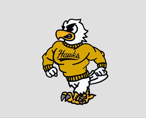 Hawk Mascot, Vintage College Mascot, Eagle Mascot, University Logo, College Logo, Cartoon Logo, Vintage Graphic Design, Mascot Design, Badge Design