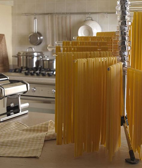 Pasta Rack, Pasta Drying Rack, Dryer Stand, Drying Room, Drying Racks, Homemade Noodles, Small Closets, Pasta Lover, Pasta Maker