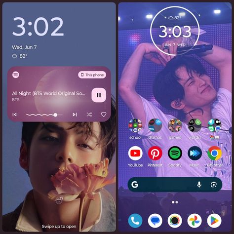 tags: kpop, android, kpop phone, phone setup, aesthetic phone setup Phone Setup Aesthetic, Aesthetic Phone Setup, Android Setup, Kpop Homescreen, Android Aesthetic, Drama Words, Phone Setup, Wallpapers Ideas, Phone Decoration