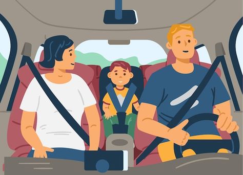 Vector happy family of parents and son s... | Premium Vector #Freepik #vector #safe-driving #car-inside #car-driving #drive Phone Illustration, Family Vector, Inside Car, Flat Vector Illustration, Love Poster, Wedding Illustration, Car Illustration, Love Posters, Psd Icon