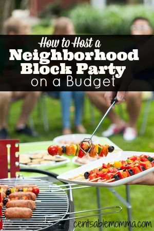 Check out 5 tips on How to Host a Neighborhood Block Party on a Budget.  It's a great way to have fun with the neighbors! Christmas Block Party, Block Party Ideas, Neighborhood Activities, Halloween Block Party, Block Party Invitations, Summer Block Party, Neighborhood Block Party, Neighborhood Party, Party On A Budget