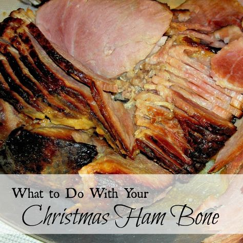 How To Make Albondigas, Bone Recipes, Ham Bone Recipes, Ham Stock, Homestead Christmas, How To Make Ham, Albondigas Soup, Holiday Ham, Christmas Ham