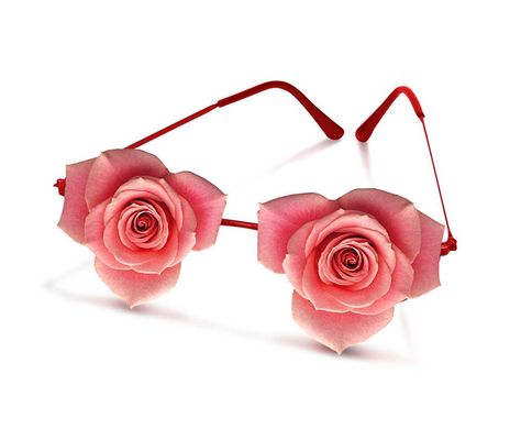 looking through rose colored glasses Colored Glasses Aesthetic, Rose Bud Thorn, Ap Ceramics, Rose Tinted Glasses, Rose Glasses, Glasses Tattoo, Glasses Aesthetic, Shades Glasses, Romantic Questions