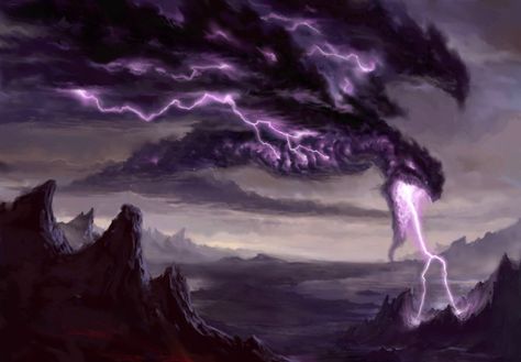 Dark thunder cloud dragon Lightning Drawing, Lightning Dragon, Thunder Dragon, Purple Lightning, Shadow Dragon, Dragon Images, Cool Dragons, Digital Art Gallery, Lightning Storm