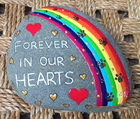 Memorial Rocks, Inspirational Rocks, Paint Rocks, Rock And Pebbles, Painted Rocks Craft, Painting Ideas Easy, Happy Stones, Painted Rocks Diy, We Will Rock You