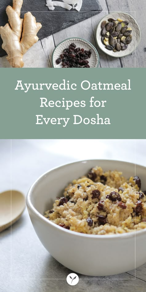 Cooking fresh food is one of the most important ways we can nourish ourselves. And what is easier to make than oatmeal? Save these dosha-balancing oatmeal recipes for a bit of breakfast inspiration! Ayurvedic Recipes Vata, Ayurveda Breakfast, Ayurvedic Breakfast Recipes, Ayurvedic Breakfast, Ayurveda Dosha, Ayurveda Diet, Ayurveda Recipes, Yoga Mat Storage, Breakfast Inspiration