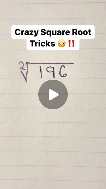 Shar Hylton on Instagram: "Easy way to find the square root of some numbers | try this square root trick #math #squareroot" Perfect Squares Math, How To Teach Square Roots, Teaching Square Roots, Simplifying Square Roots, How To Find Square Root Of A Number, Math Tricks Square Root, Square Roots, Perfect Squares, Simple Math