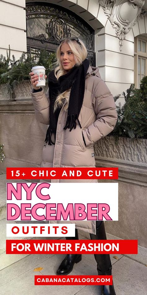 10 Chic NYC December Outfits You Must See Now! Ny Winter Outfits Cold Weather, Winter Nyc Outfits Cold Weather, Nyc December Outfit, Nyc Winter Outfits Street Style, Ny Winter Outfits, Winter Outfits Nyc Cold Weather, Nyc Winter Outfits Cold Weather, Winter Outfit Nyc, Winter Nyc Outfits