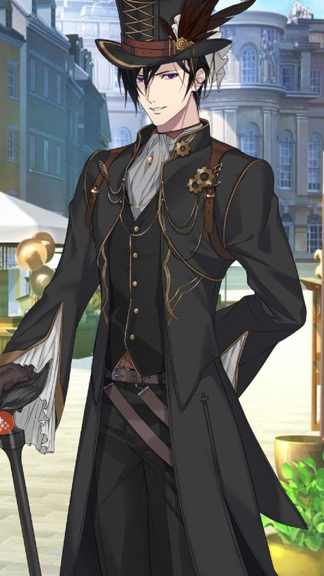 Victorian Anime Guy, Victorian Anime, Steampunk Robots, Anime Guy, Fashion Male, Advanced Style, Victorian Clothing, Digital Art Tutorial, Cosplay Outfits