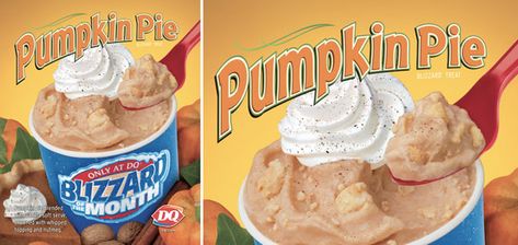 Dairy Queen Brings Back Pumpkin Pie Blizzard - Dairy Queen Copycat Recipes, Blizzard Recipe, Dairy Free Dessert Easy, Dairy Queen Blizzard, Dairy Free Recipes Dinner, Dairy Free Pasta, Dairy Free Smoothies, Dairy Free Cake, Ice Cream Maker Recipes