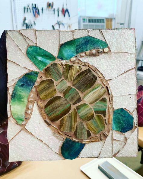 Scroll down to see more details about the workshop, instructor and cancellation policy. TO RESERVE YOUR SPACE:Pay in Full oruse coupon code: DEPOSIT to pay 50% deposit [split] Mosaic Art 101 (2-day class) with Cherie Bosela Date: June 8-9, 2024 - Saturday and SundaySkill Level: All levels - Beginners Hours: 10am – 3pm with a lunch break (we may stay longer if needed) Materials included: All materials includedMinimum # of students: 4 Description: Mosaic Art 101! In this workshop you will learn ab Clay Mosaic Art, Glass Mosaics Ideas, Turtle Mosaic Ideas, Ocean Mosaic Ideas, Glass Mosaic Art Diy, How To Mosaic, Mosaic Projects For Kids, Mosaic Projects Free Pattern, Easy Mosaic Projects For Beginners