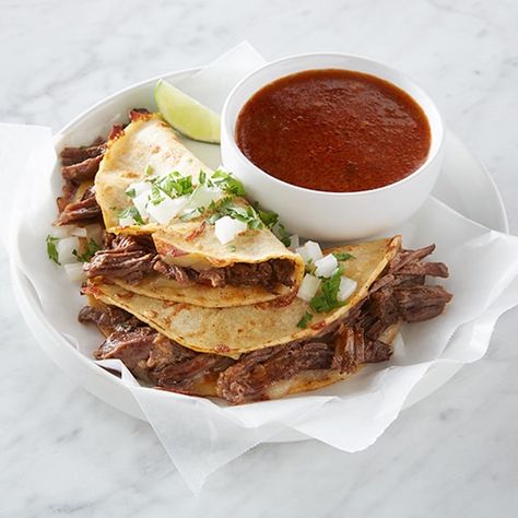 I’m checking out a delicious recipe for Quesa Birria Tacos Recipe from Kroger! Quesa Birria Tacos Recipe, Birria Tacos Recipe, Beef Birria Recipe, Birria Tacos, Mexican Food Recipes Easy, Taco Recipes, Mexican Food Recipes Authentic, Mexican Dishes, Fajitas