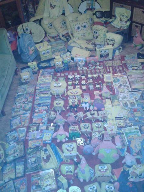 part of my girls spongebob collection since 2 Spongebob Collection, Themed Room, Erasers, Glass Plates, Room Themes, Plush Toys, Kids Room, Quick Saves, Child's Room