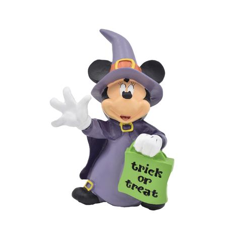 You'll love the Disney Minnie Mouse Trick or Treat Garden Statue at Wayfair - Great Deals on all Décor & Pillows products with Free Shipping on most stuff, even the big stuff. Halloween Theme Birthday Cake, Porch Light Covers, Halloween Theme Birthday, Fall Harvest Decorations, Minnie Mouse Halloween, Halloween Garden, Disney Figurines, Walt Disney Studios, Harvest Decorations