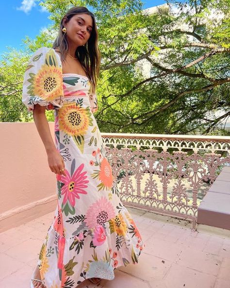 Coco & Lola ™ on Instagram: "The By Nicola Camille S/S Maxi Dress in Potpourri is the perfect option for occasions of every variety.

Exclusively available at Coco & Lola.

Nedlands | Toorak | Double Bay | Manly boutiques new open today 9:30am - 5:30pm. 
Shop with us online to enjoy complimentary express shipping for all domestic orders. We also offer international shipping. 
#cocoandlola" Womens Medieval Dress, Womens Lace Shorts, Strapless Dresses Short, Long Beach Dress, Summer Tropical, Iconic Dresses, Dress Women Elegant, Short Lace Dress, Flower Print Dress