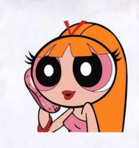 Ginger Cartoon Characters, Powerpuff Girls Teenagers, Powerpuff Girls Wallpaper, Warm Scarves, Profile Wallpaper, Sketches Of People, Cute Canvas Paintings, Easy Canvas Art, Creative Profile Picture