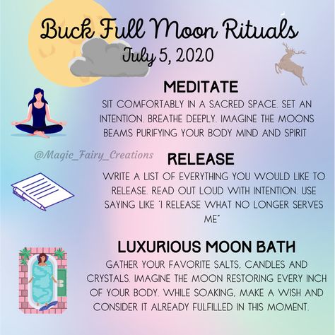 Buck Moon Ritual 2024, Buck Moon Correspondences, July Witchcraft, July Correspondences, Buck Moon Ritual, July Full Moon, July Moon, Full Moon July, Full Buck Moon