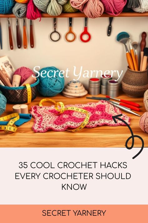 Discover 35 clever crochet hacks to elevate your skills and save time. From yarn management to stitch techniques, I’ll show you how to crochet smarter, not harder! Modern Crochet Projects, Crochet Starting, Crochet Tricks, Crochet Hacks, Beginning Crochet, Crochet Tips And Tricks, Stitch Techniques, Start Crocheting, Ergonomic Crochet Hook