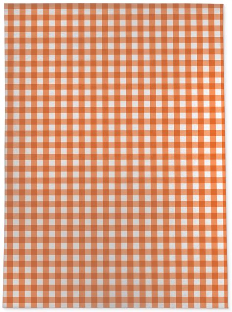 August Grove® Badri Orange Indoor/Outdoor Rug | Wayfair Gingham Rug, Plaid Rug, Indoor Outdoor Rug, Outdoor Rug, Indoor Outdoor Rugs, Outdoor Rugs, Rug Pad, Weather Resistant, Rug Size