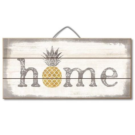 Tropical House Decor, Vintage Tropical Decor, Pineapple Wall Decor, Pineapple Room, Pineapple Kitchen, Tropical Interior, Pineapple Decor, Wood Pallet Signs, Tropical Home Decor