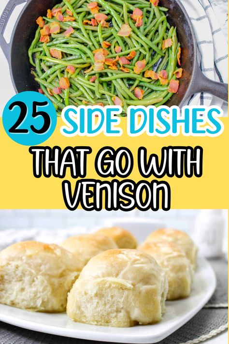 With its low-fat content and high protein levels, cooking venison is not only delicious, but it is a healthier food choice. Read on further as I share my top choice of delicious side dishes that you can enjoy with your venison dishes. Whether you love vegetables or salads, there’s something here for everyone! Venison Dishes, Cooking Venison, Deer Steak, How To Cook Venison, Venison Tenderloin, Delicious Side Dishes, Venison Steak, Deer Meat, Vegetarian Sides