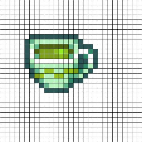 Stardew Valley Perler Bead Patterns, Stardew Valley Pixel Art Grid, Stardew Perler, Stardew Valley Perler Beads, Stardew Valley Pixel Art, Stardew Valley Cross Stitch, Perler Pattern, Pixel Grid, Valley Green