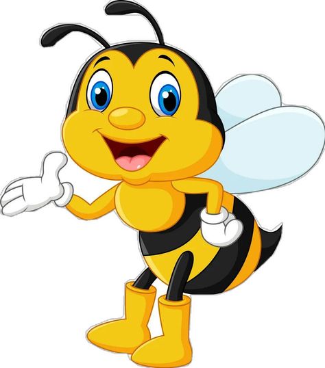 Honey Bee Cartoon, Bee Mascot, Bees Cute, Animated Bee, Cartoon Bees, Bee Cartoon, Tattoo Health, Bee Pictures, Aesthetic Health