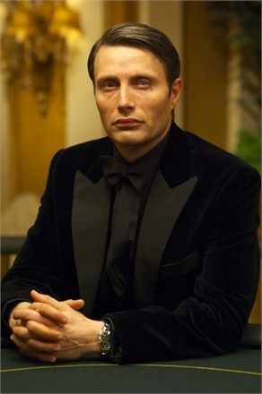 Bond Villains, Mad Mikkelsen, 007 Casino Royale, Casino Night Food, Casino Roulette, Mads Mikkelsen Hannibal, Gellert Grindelwald, Casino Royale Party, Shaken Not Stirred