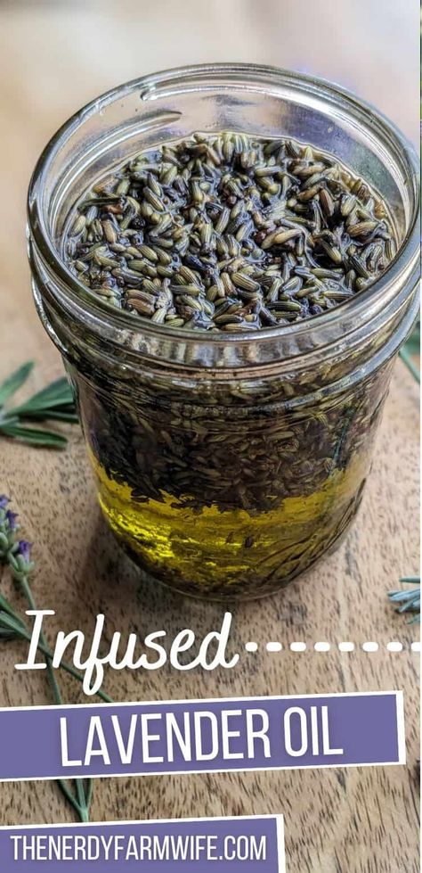 How to make a multi-purpose homemade salve using: lavender flowers, oil, beeswax, and lavender essential oil! Lavender Oil Recipes, Lavender Oil Uses, Infused Oil Recipes, Lavender Salve, Homemade Salve, Drying Fresh Herbs, Using Lavender, Lavender Uses, Herbal Remedies Recipes