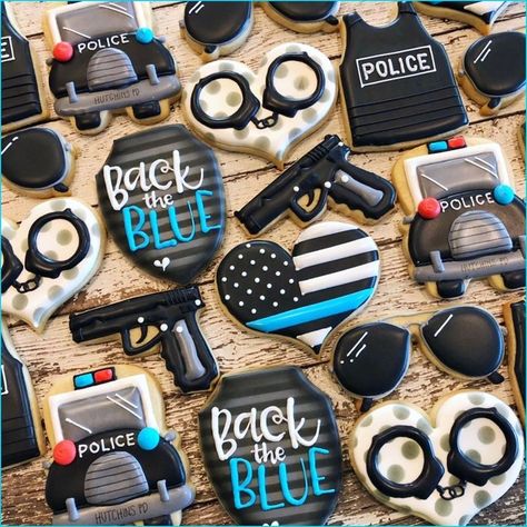 Police Cupcakes, Police Academy Graduation Party, Police Cakes, Police Retirement Party, Police Appreciation, Police Graduation, Police Birthday Party, Police Academy Graduation, Police Retirement