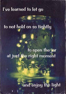 fireflies Jar Quotes, Firefly Quotes, Post Secret, Learning To Let Go, Night Quotes, Good Night Quotes, Quotable Quotes, Let Go, Firefly