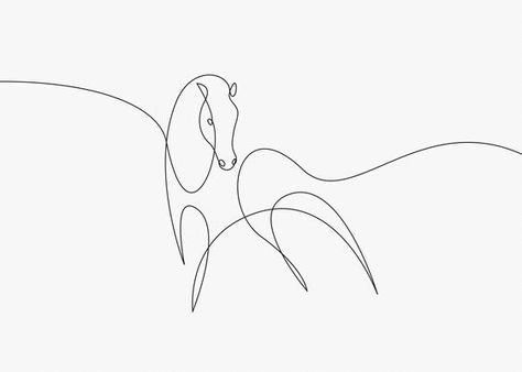 Sculpture Tattoo Minimalist, Small Horse Tattoo, Tattoo Lower Back, Wave Art Painting, Sculpture Tattoo, Horse Tattoo Design, One Line Tattoo, Single Line Tattoo, Tattoo Minimalist