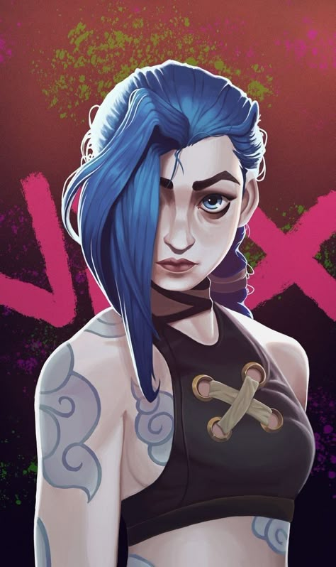 Jinks Arcane, Jinx And Vi, Arcane Wallpaper, League Of Legends Poster, Arcane Jinx, Jinx Arcane, League Of Legends Arcane, Jinx League Of Legends, League Of Legends Characters