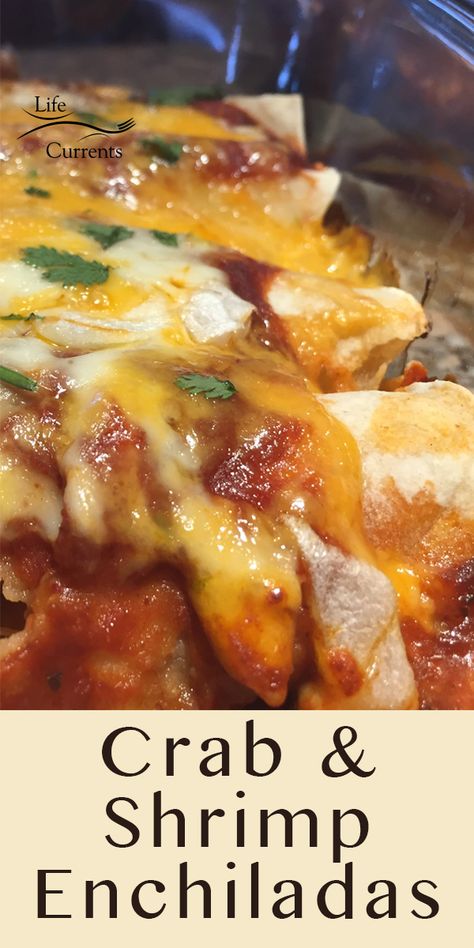 Shrimp Enchiladas Red Sauce, Crab Quesadilla Recipe, Shrimp And Crab Enchiladas, Crab Enchiladas Recipe, Crab Enchiladas, Shrimp Enchiladas Recipes, Seafood Enchiladas Recipe, Seafood Enchiladas, Shrimp Enchiladas