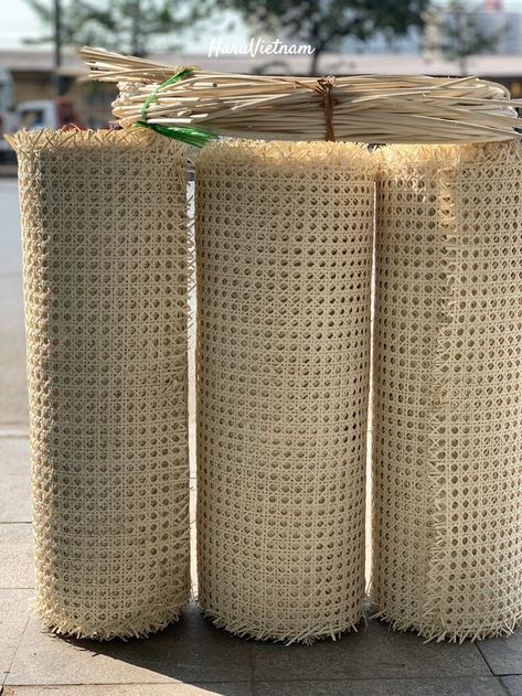 Chair Crafts, Rattan Cabinet, Crafts Cute, Cane Webbing, Rattan Cane, Rattan Weave, Vintage Lamps, Interior Inspo, Color Trends