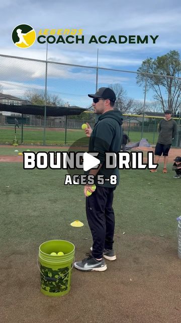 145K views · 3K likes | Legends Baseball & Softball on Instagram: "The Bounce Drill is a fun way to improve hand eye coordination.   Something happens at ages 6-7 and kids can start move in space and catch balls. This drill can accelerate the timeline!   #baseball #littleleague #homerun #travelball #summercamp #fun #baseballseason #littleleaguebaseball #softball #mlb #speedball #legendsbaseball #sports" Baseball Training Drills, Softball Camp, Baseball Workouts, Softball Drills, Baseball Drills, Little League Baseball, Speed Ball, Hand Eye Coordination, Hand Exercises