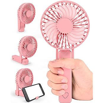 Handheld Fan Portable, Usb Rechargeable Hand Held Fan Long Last 12h Working, Mini Hand Fan Silent, Small Desk Fan Folding, Battery Operated Fans, Electric Travel Fan with Phone Stand Pink : Amazon.co.uk: Home & Kitchen Tiny Purse, Pink Amazon, Portable Fans, 2024 Wishlist, Fan Portable, Doodles Drawings, Handheld Fan, Desk Fan, Portable Fan