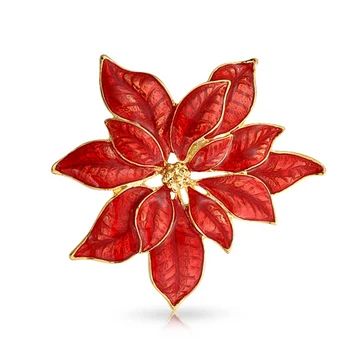 Roses Flower Jewelry Sterling Silver Flower Rings, Earrings Bracelets – Bling Jewelry Red Christmas Flower, Poinsettia Leaves, Poinsettia Earrings, Flower Christmas, Silver Flower Ring, Wreath Making Supplies, Evening Jewelry, Daisy Charm, Holiday Pins