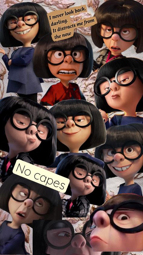 #edna #theincredibles #ednamode #ednavibes #ednaisthebest #ednabackground #ednaslays Edna Incredibles, Incredibles Wallpaper, Aquarius Images, Aunt Edna, Crazy Humor, Iphone Wallpaper Texture, Disney Character Drawing, Edna Mode, Phone Wallpaper Boho