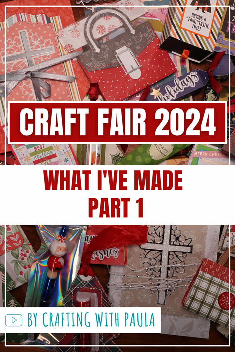 In this video, I will show you some of the products I’ve created for my next craft fair. Christmas Craft Shows Best Sellers, First Craft Show Tips, Stampin Up Craft Fair Ideas, Things To Sell At A Craft Fair, Craft Fair Best Sellers, Christmas Craft Fair Displays, Craft Fair Ideas, Craft Fair Ideas To Sell, Fair Crafts