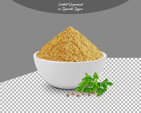 White Bowl, Coriander Powder, Free Business Card Mockup, Coriander Seeds, Event Food, White Bowls, Business Card Maker, Flyer Maker, Presentation Template Free