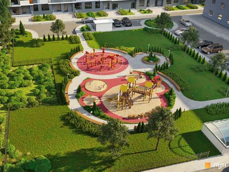 Playground Landscaping Plan, Playground Park Design, Community Park Design Plan, Public Park Design Plan, Small Park Design, Community Park Design, Public Park Design, Park Layout, Landscape Architecture Plan