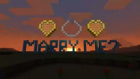 Minecraft Minecraft Proposal Ideas, Minecraft Designs, Proposal Ideas, Minecraft, Video Games, Video Game